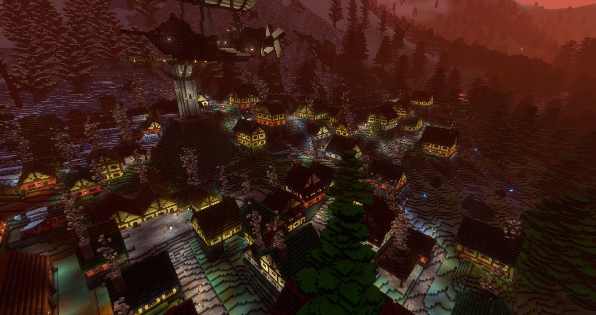 A large town