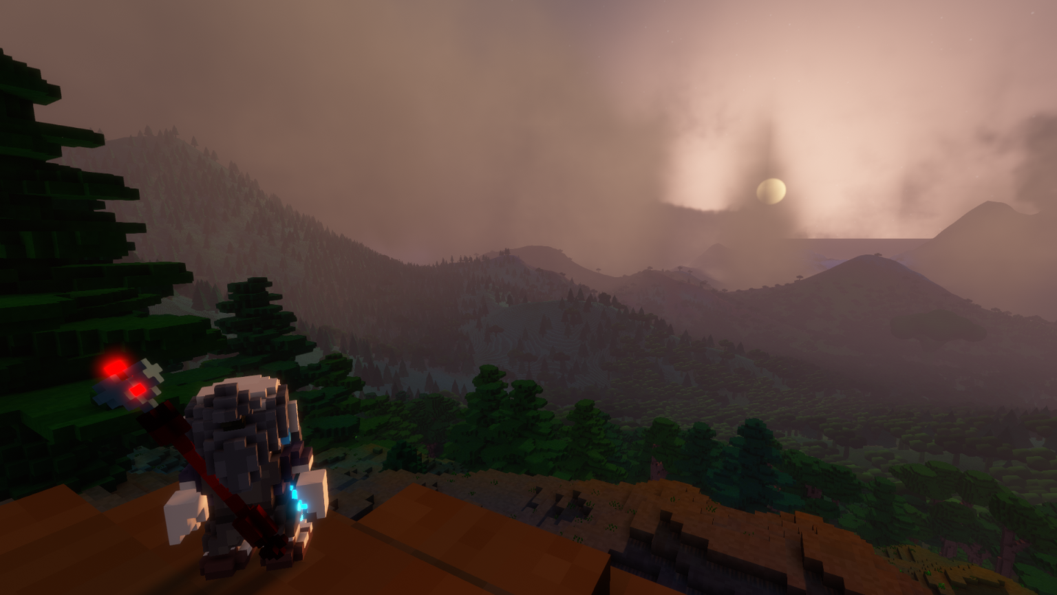 A mountain view